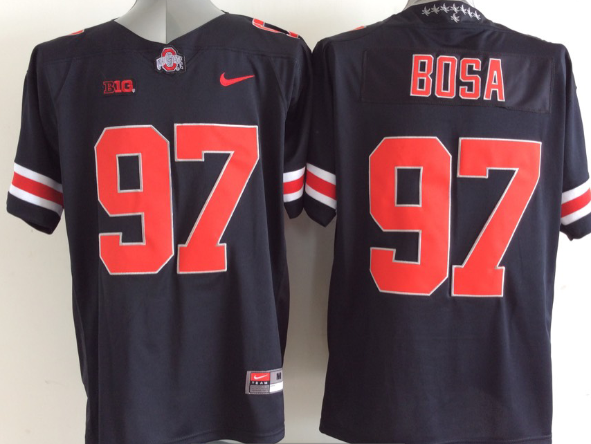 Men's Ohio State Buckeyes Joey Bosa #97 Black Jersey